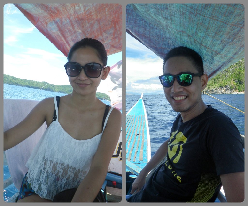 On our way to Tangke Lagoon, our first stop in island hopping.